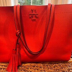 TORY BURCH MCGRAW TASSLE TOTE